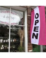 Custom OPEN Flag with Custom Stripes