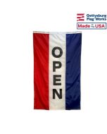 OPEN Flag - Vertical
