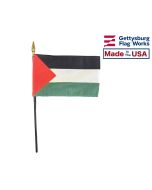 Palestine Stick Flag Made in the USA by Gettysburg Flag Works