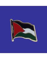 Palestine Lapel Pin (Single Waving Flag)