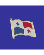 Panama Lapel Pin (Single Waving Flag)