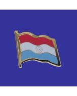 Paraguay Lapel Pin (Single Waving Flag)