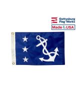12x18" Past Commodore Officer Boat Flag - Yacht Club Officer Flags