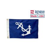 12x18" Port Captain Officer Boat Flag - Yacht Club Officer Flags
