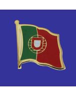 Portugal Lapel Pin (Single Waving Flag)