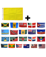 Caribbean & Quarantine Courtesy Sailing Flag Combo Packs