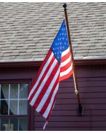 Oak Outrigger Flagpole - Wooden Flagpole