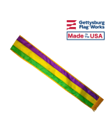 6' Mardi Gras Tri-Color Parade Sash