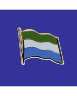 Sierra Leone Lapel Pin (Single Waving Flag)