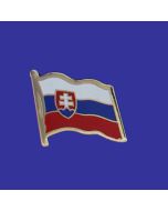 Slovakia Lapel Pin (Single Waving Flag)