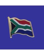 South Africa Lapel Pin (Single Waving Flag)