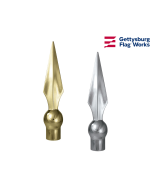 Flat Spears in Gold and Silver