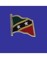 St Chris-Nevis Lapel Pin (Single Waving Flag)