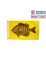 12x18" Pumpkinseed Sunfish Flag - Fishing Boat Flag