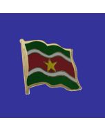 Suriname Lapel Pin (Single Waving Flag)