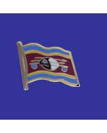 Swaziland Lapel Pin (Single Waving Flag)