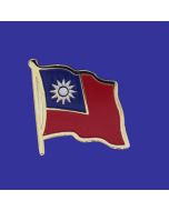 Taiwan Lapel Pin (Single Waving Flag)