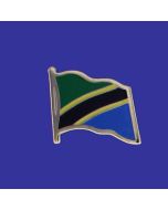 Tanzania Lapel Pin (Single Waving Flag)