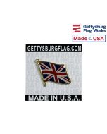 United Kingdom Lapel Pin (Single Waving Flag)