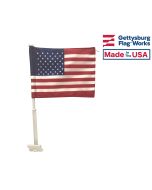 American Car Window Flag