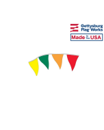 Multi-Color Triangle Pennants