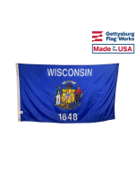 Wisconsin Flag - outdoor