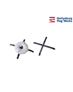 Teardrop Flagpole Surface Mount Stand