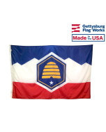 New Utah State Outdoor Flag - Utah Beehive Flag 2024