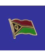 Vanuatu Lapel Pin (Single Waving Flag)