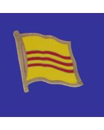 South Vietnam Lapel Pin (Single Waving Flag)