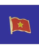 Vietnam Lapel Pin (Single Waving Flag)
