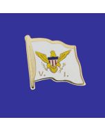 Virgin Islands Lapel Pin (Single Waving Flag)