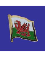 Wales Lapel Pin (Single Waving Flag)