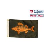 12x18" Yellow Perch - Fishing Boat Flag