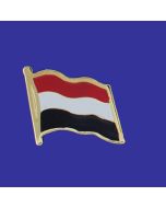 Yemen Lapel Pin (Single Waving Flag)
