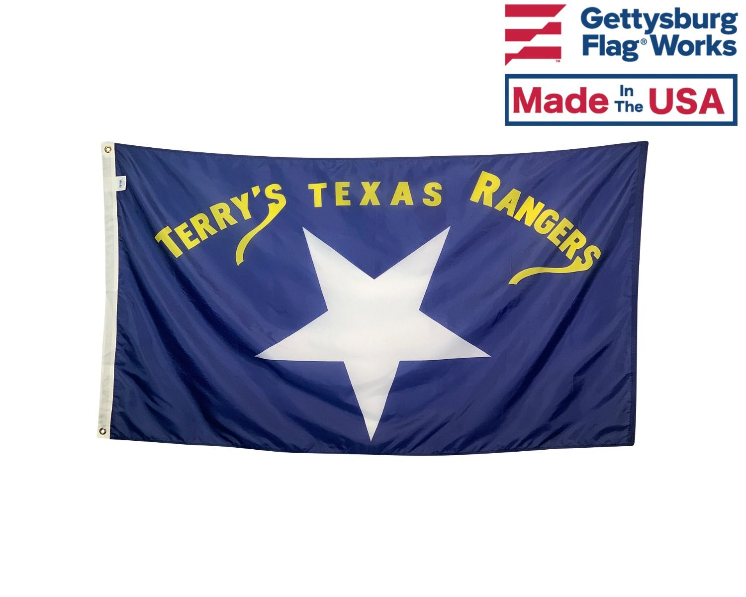 3X5 Texas Terry Rangers Storico Bandiera Banner 100D W/ Anelli Di - Foto 4