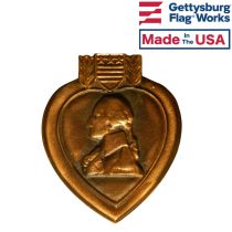 Bronze Purple Heart Grave Marker