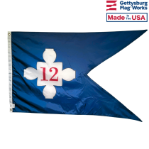 12th Corp HQ Guidon (1863) Flag - 3x5'