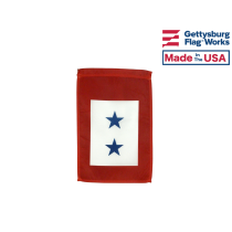 Service Star - 2 Blue Stars Garden Flag