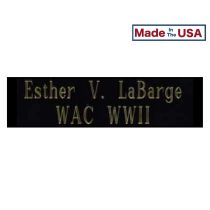 Engraved Name Plate