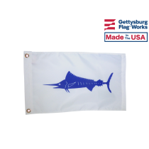 Blue Marlin Fish Flag - Sport Fishing Boat Flag
