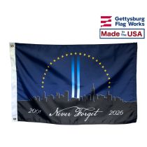 9/11 25th Anniversary "Never Forget" Flag