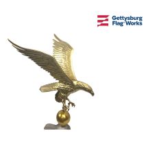 In-Ground Flying Eagle on Ball - Finial Ornament Topper