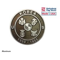 Korean War Aluminum Grave Marker
