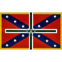 Black Cross of Texas Flag - 3x5'
