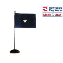 Navy Commodore Stick Flag - 4x6"