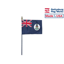 4x6" Cayman Islands Stick Flag (Blue)