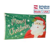 Merry Christmas Santa Flag - 3x5'