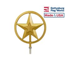 Texas Star In-Ground Flag Pole Finial