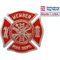 Fireman Aluminum Grave Marker